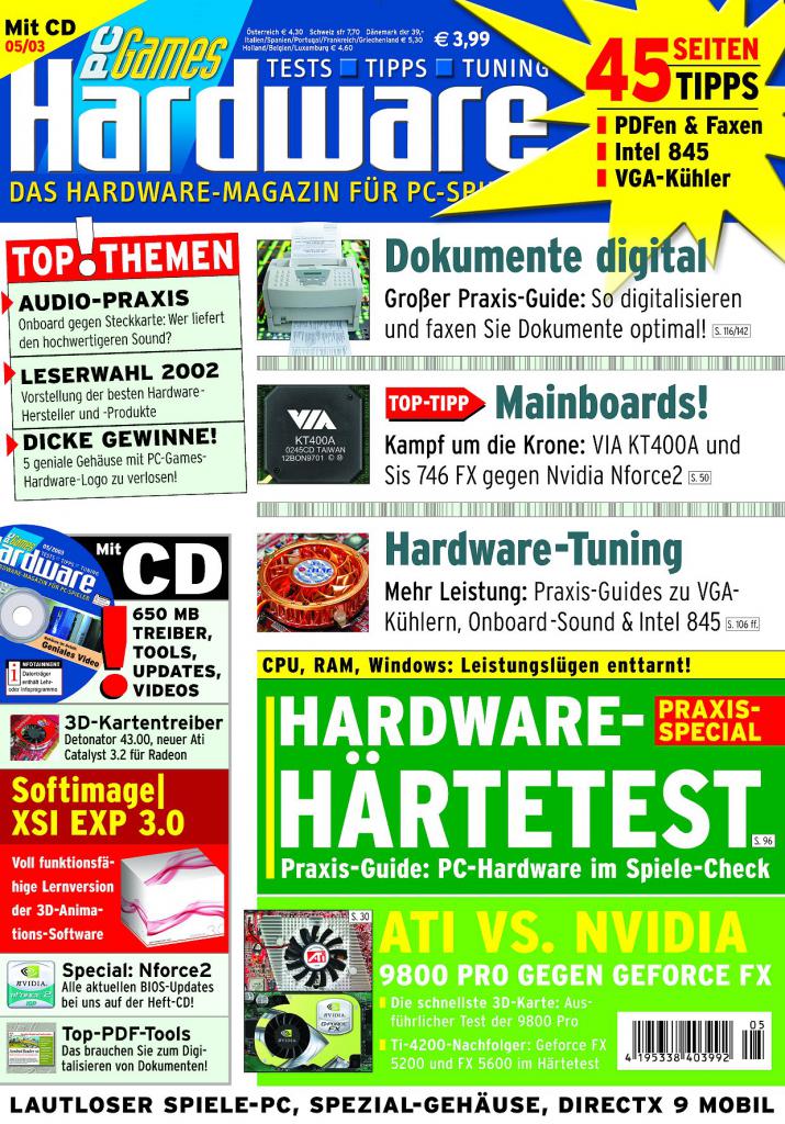 [10/08/2007] PCGH Ausgabe 05/2003
