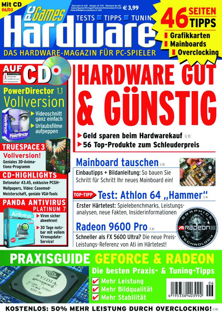 [10/08/2007] PCGH Ausgabe 06/2003