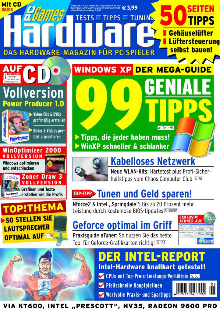 [10/08/2007] PCGH Ausgabe 08/2003