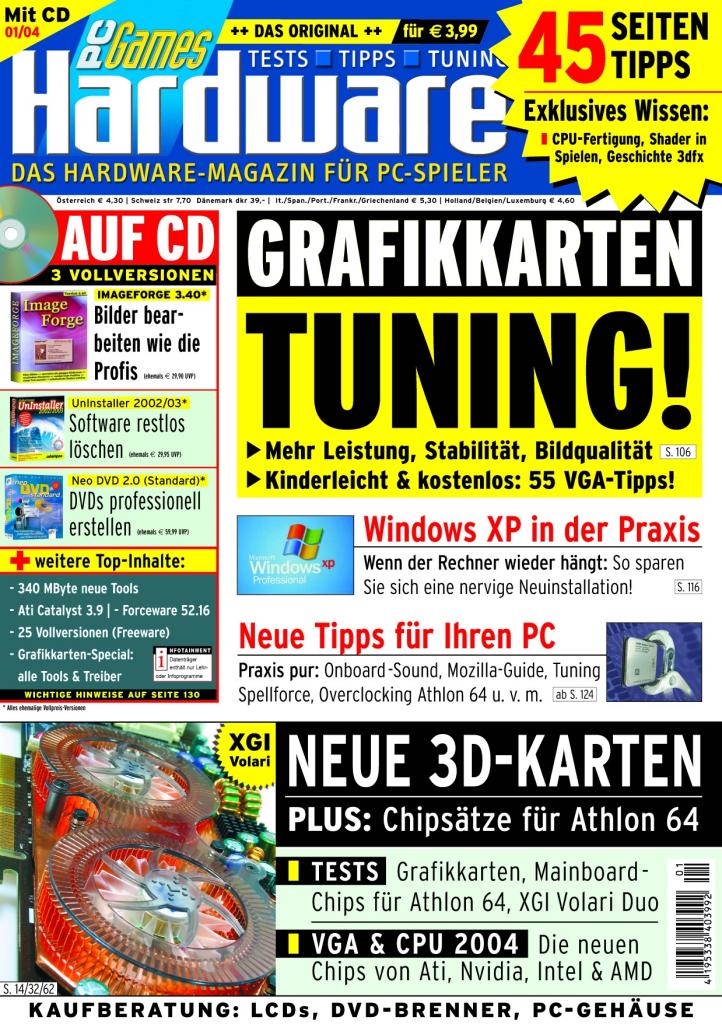 [10/08/2007] PCGH Ausgabe 01/2004