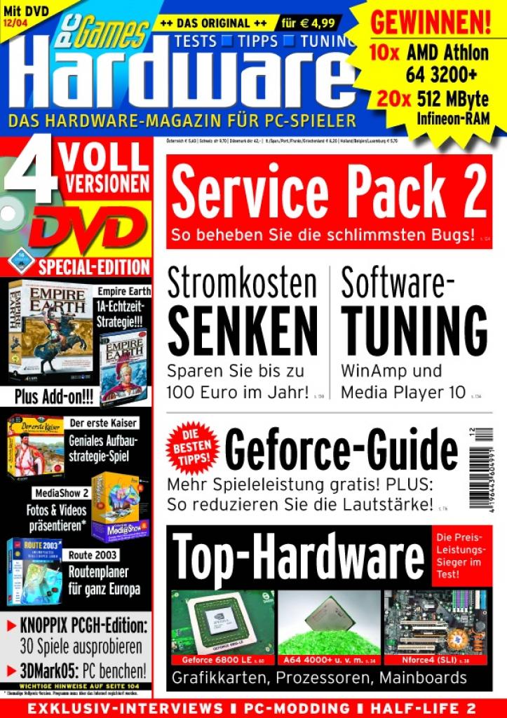 [10/08/2007] PCGH Ausgabe 12/2004