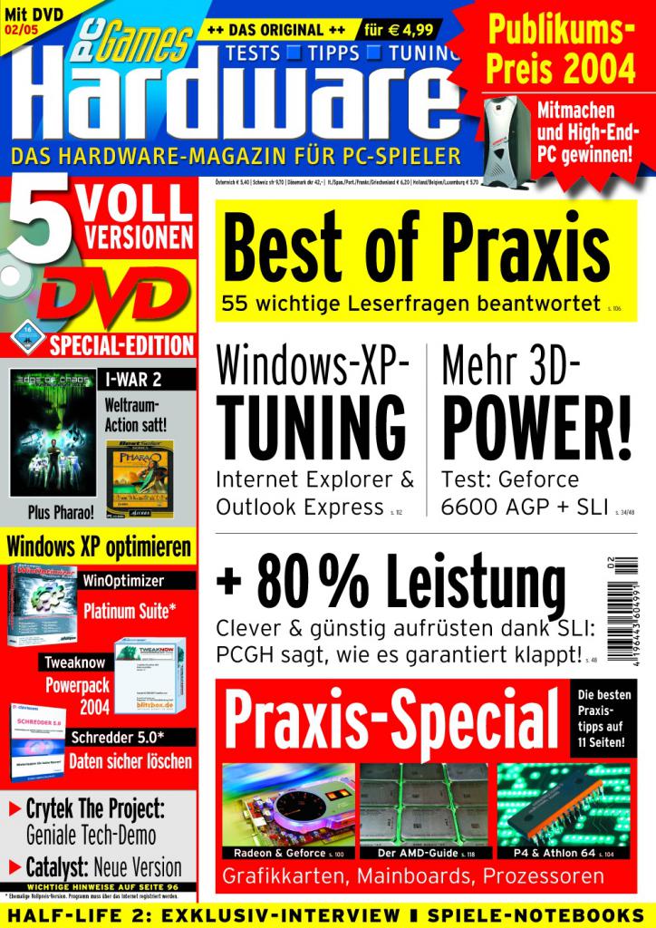 [10/08/2007] PCGH-Ausgabe 02/2005