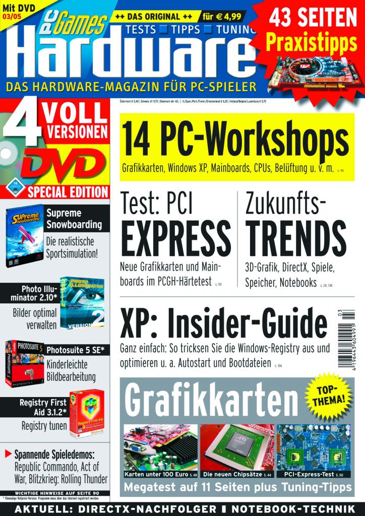 [10/08/2007] PCGH-Ausgabe 03/2005