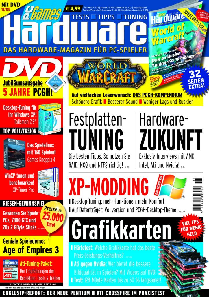 [10/08/2007] PCGH-Ausgabe 11/2005