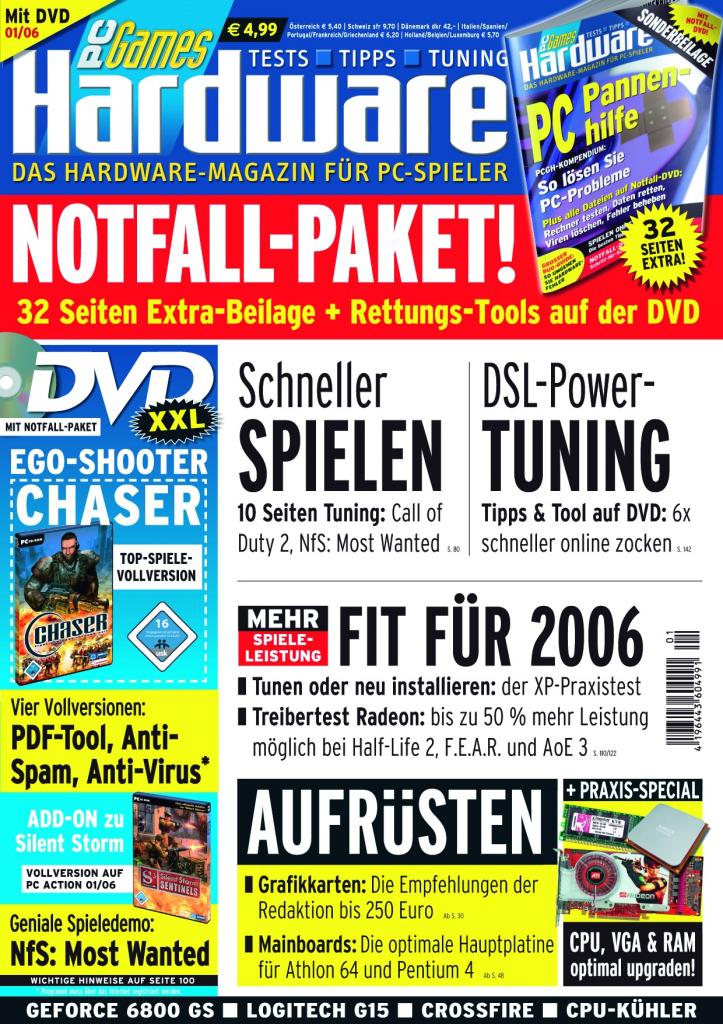 [10/08/2007] PCGH-Ausgabe 01/2006