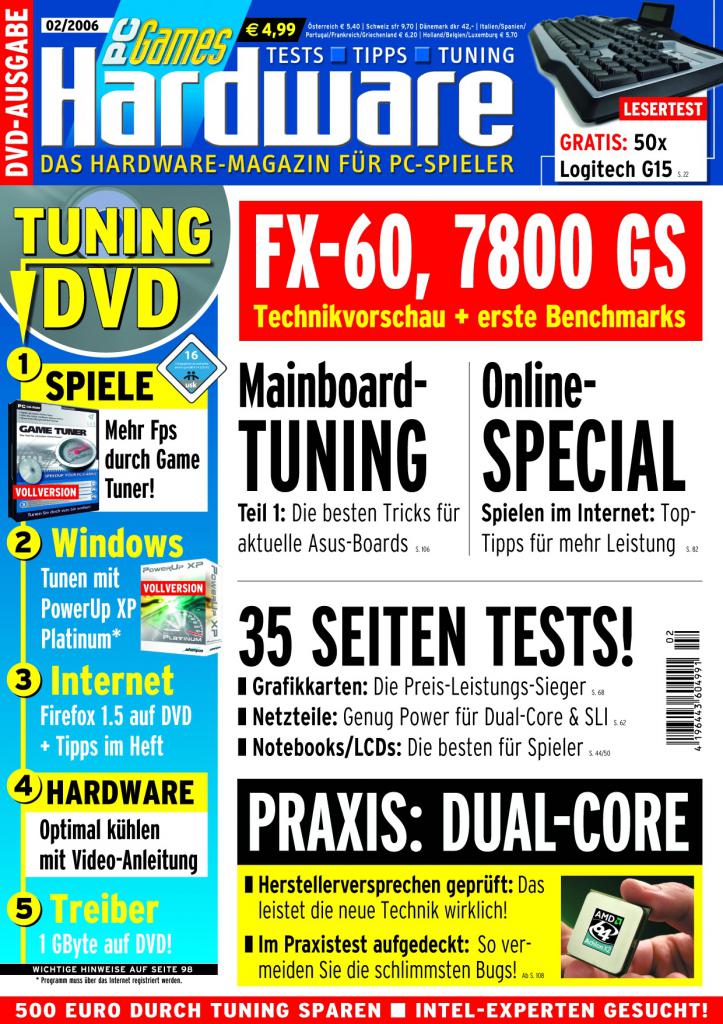 [10/08/2007] PCGH-Ausgabe 02/2006