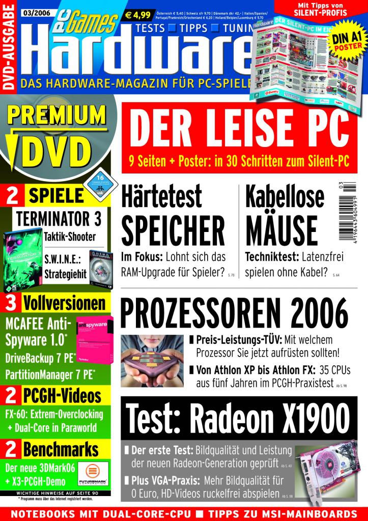 [10/08/2007] PCGH-Ausgabe 03/2006