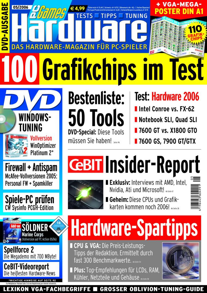 [10/08/2007] PCGH-Ausgabe 05/2006