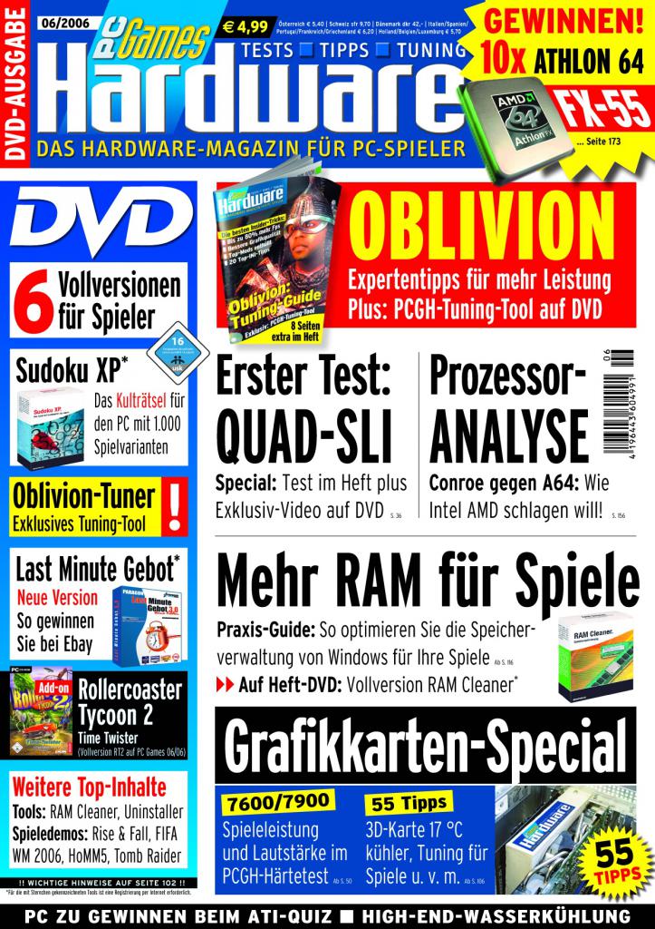 [10/08/2007] PCGH-Ausgabe 06/2006