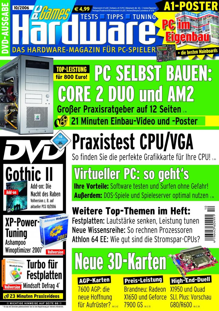 [10/08/2007] PCGH-Ausgabe 10/2006