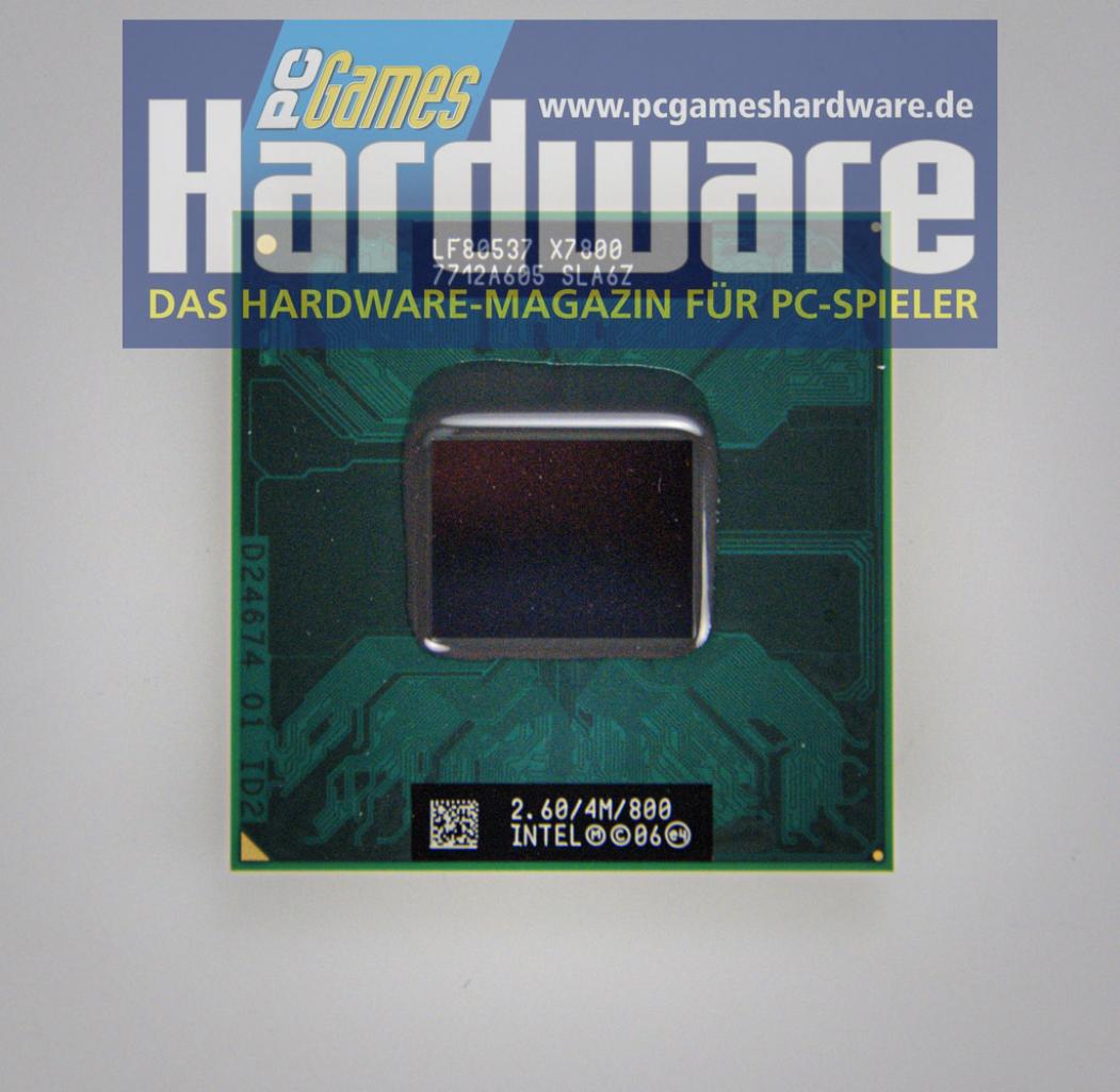 [22/08/2007] Core 2 Extreme Mobile X7800 (Bild: PCGH)