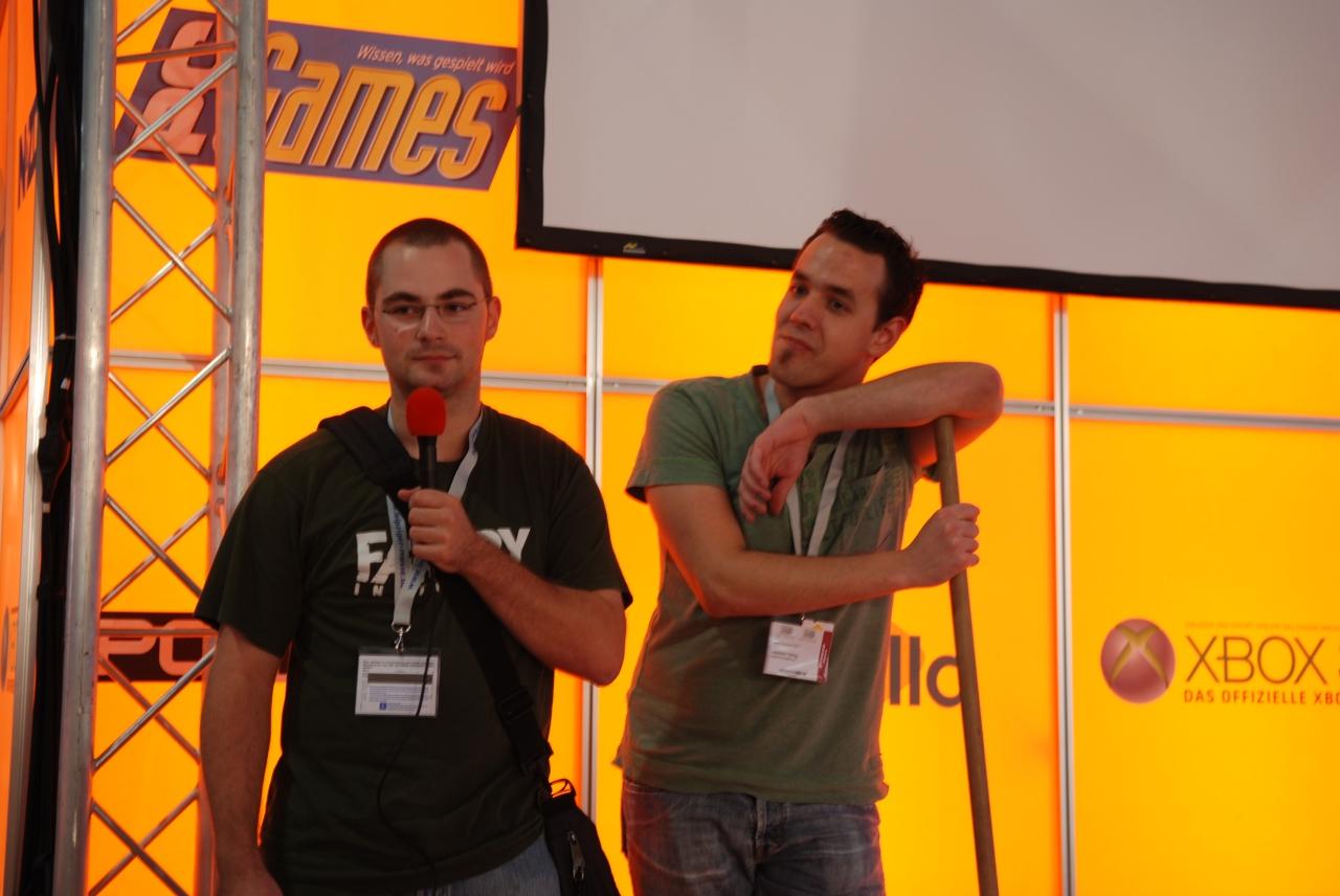 [28/08/2007] Soundcheck am Computec-Stand.