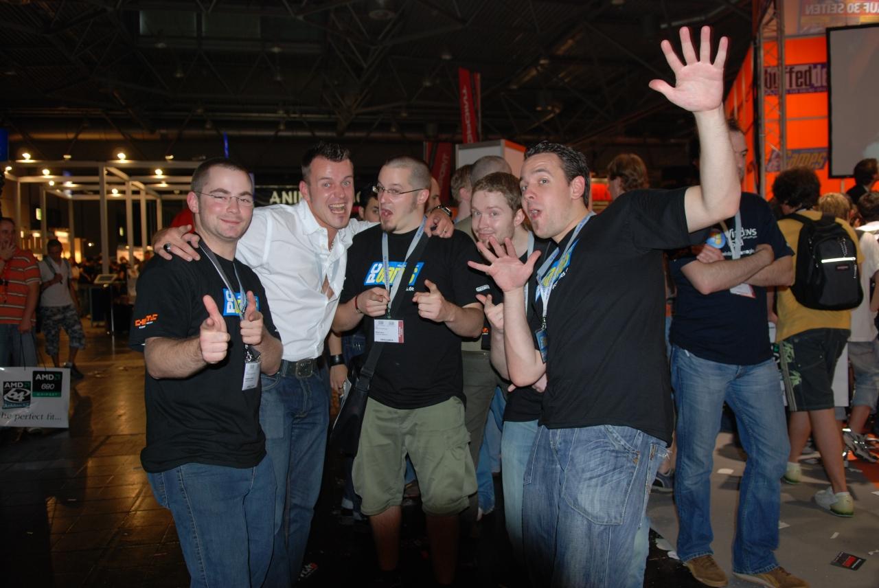 [28/08/2007] Sebastian Weber, Marco Leibetseder, Robert Horn, Felix Schütz und Sebastian Thöing (v.l.)