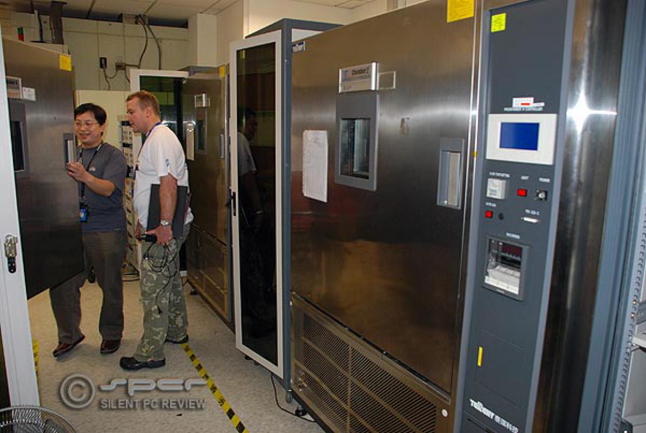 [07/08/2007] Es gibt auch kleinere Testkammern, die hier gezeigt werden. (Bild: silentpcreview.com)