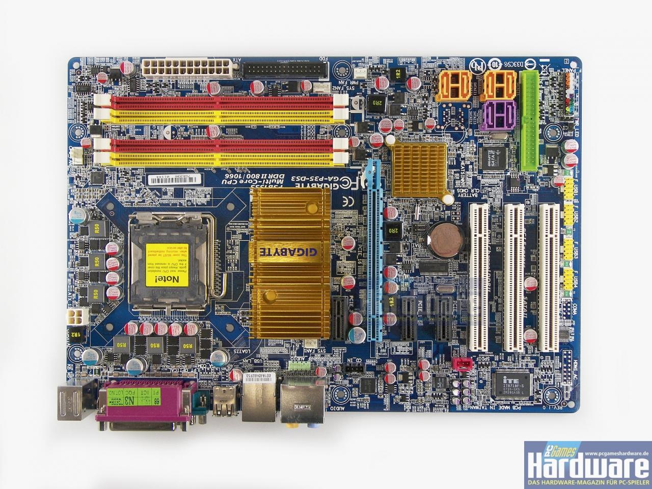 [12/09/2007] Gigabyte P35-DS3 (Bild: PCGH)