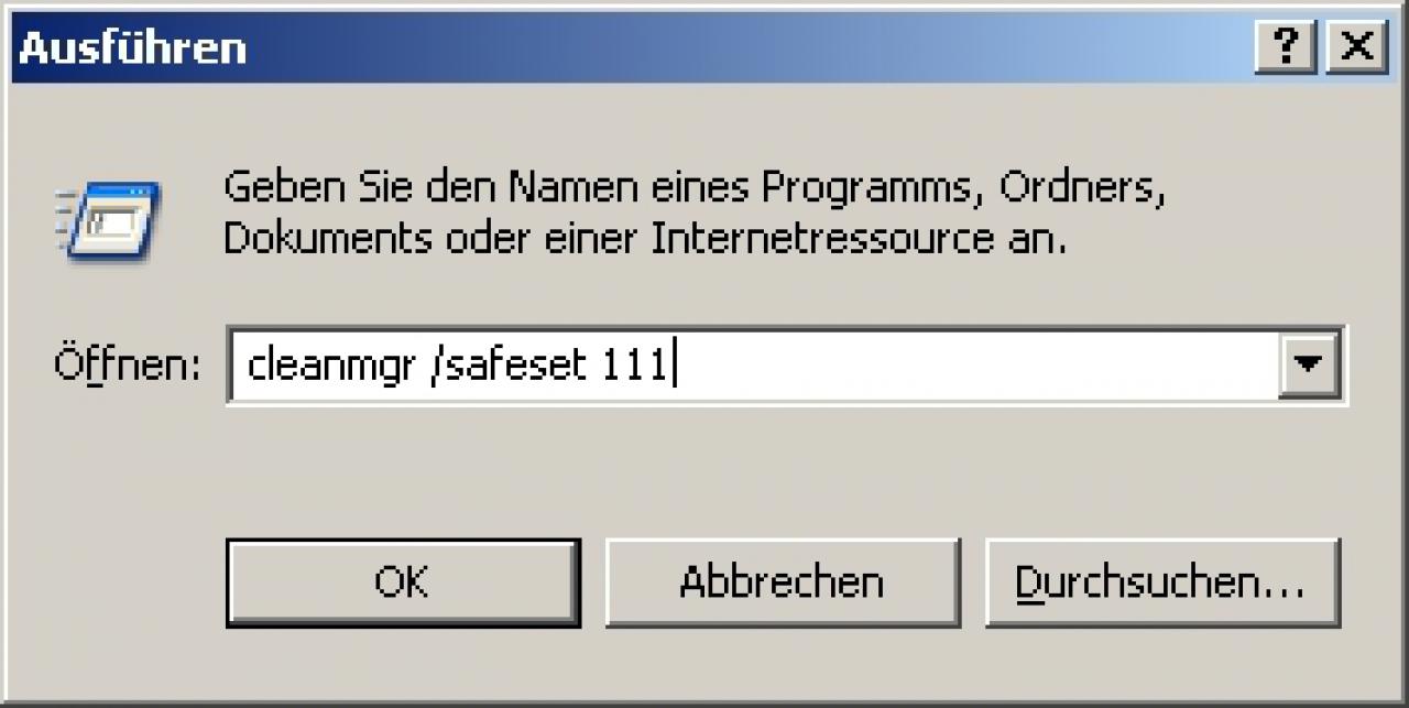 [10/09/2007] Speichern Sie die Einstellungen ab.
