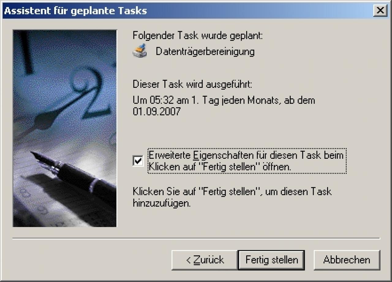 [10/09/2007] Aktivieren Sie die erweiterten Einstellungen.
