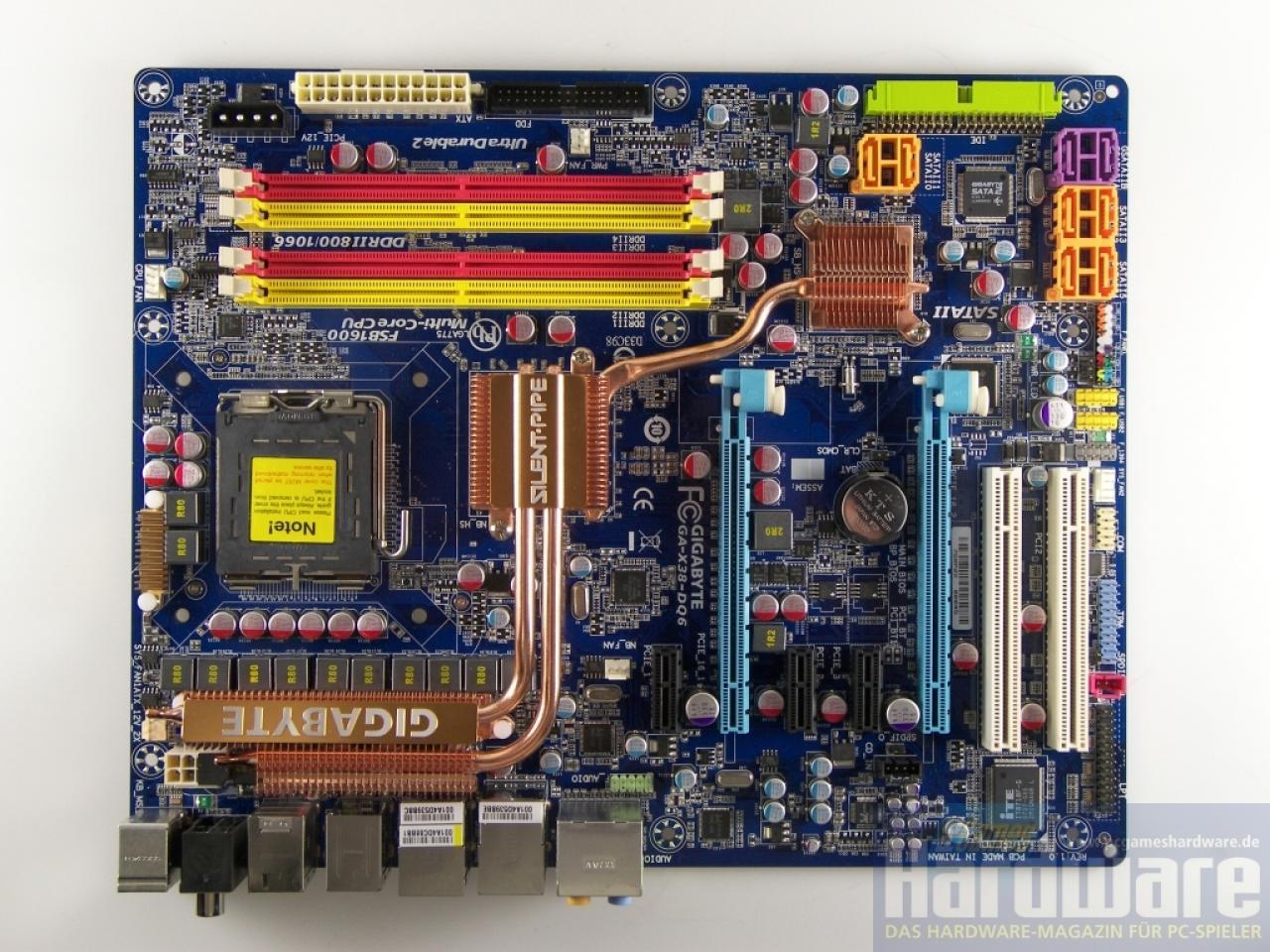 [11/09/2007] Mainboard mit X38-Chipsatz: das Gigabyte X38-DQ6