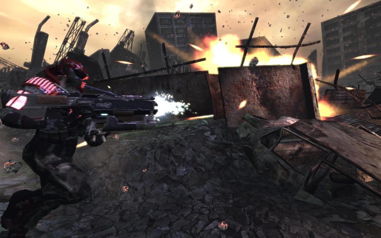 [19/09/2007] 2007: Warmonger - Operation: Downtown Destruction, Physx - Der Shooter mit Unreal Engine 3 liefert Trümmer- und Stoffsimulation und ist auf Physx-Beschleuniger optimiert.