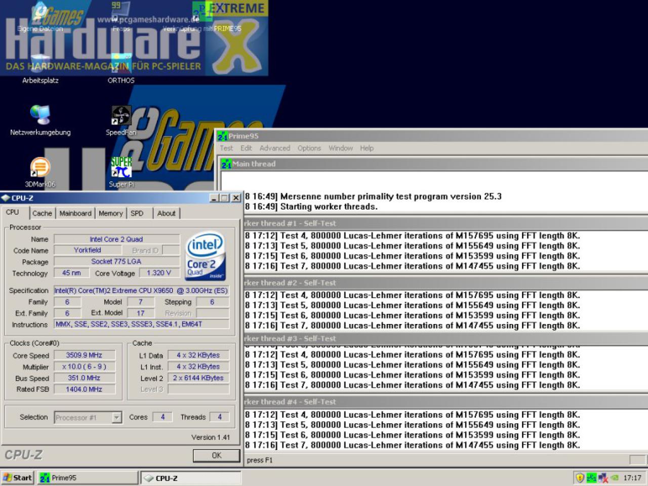 [28/10/2007] Intel Core 2 Extreme QX9650 (Bild: PCGH)