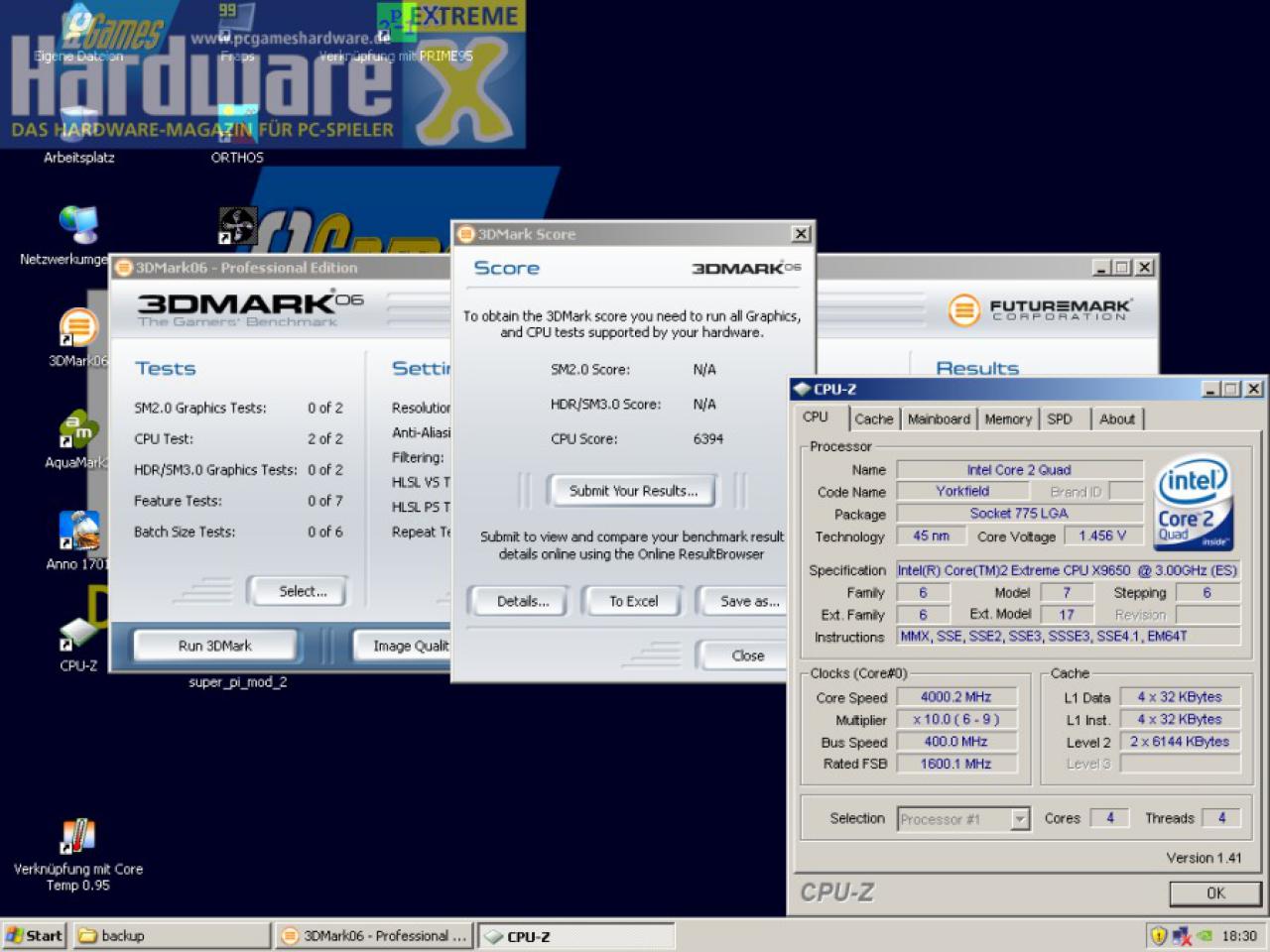 [28/10/2007] Intel Core 2 Extreme QX9650 (Bild: PCGH)