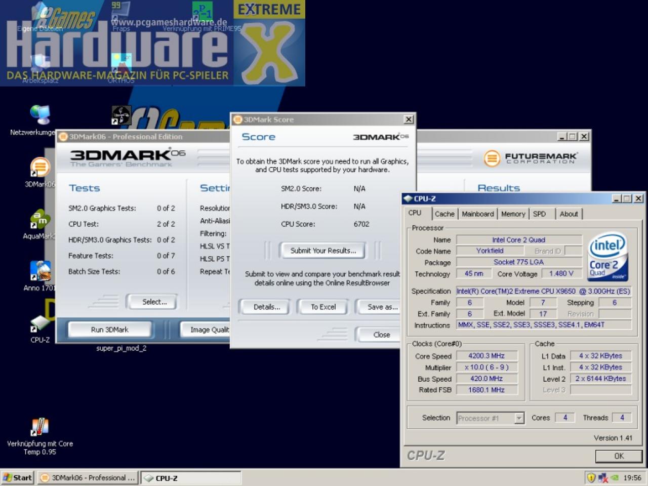 [28/10/2007] Intel Core 2 Extreme QX9650 (Bild: PCGH)