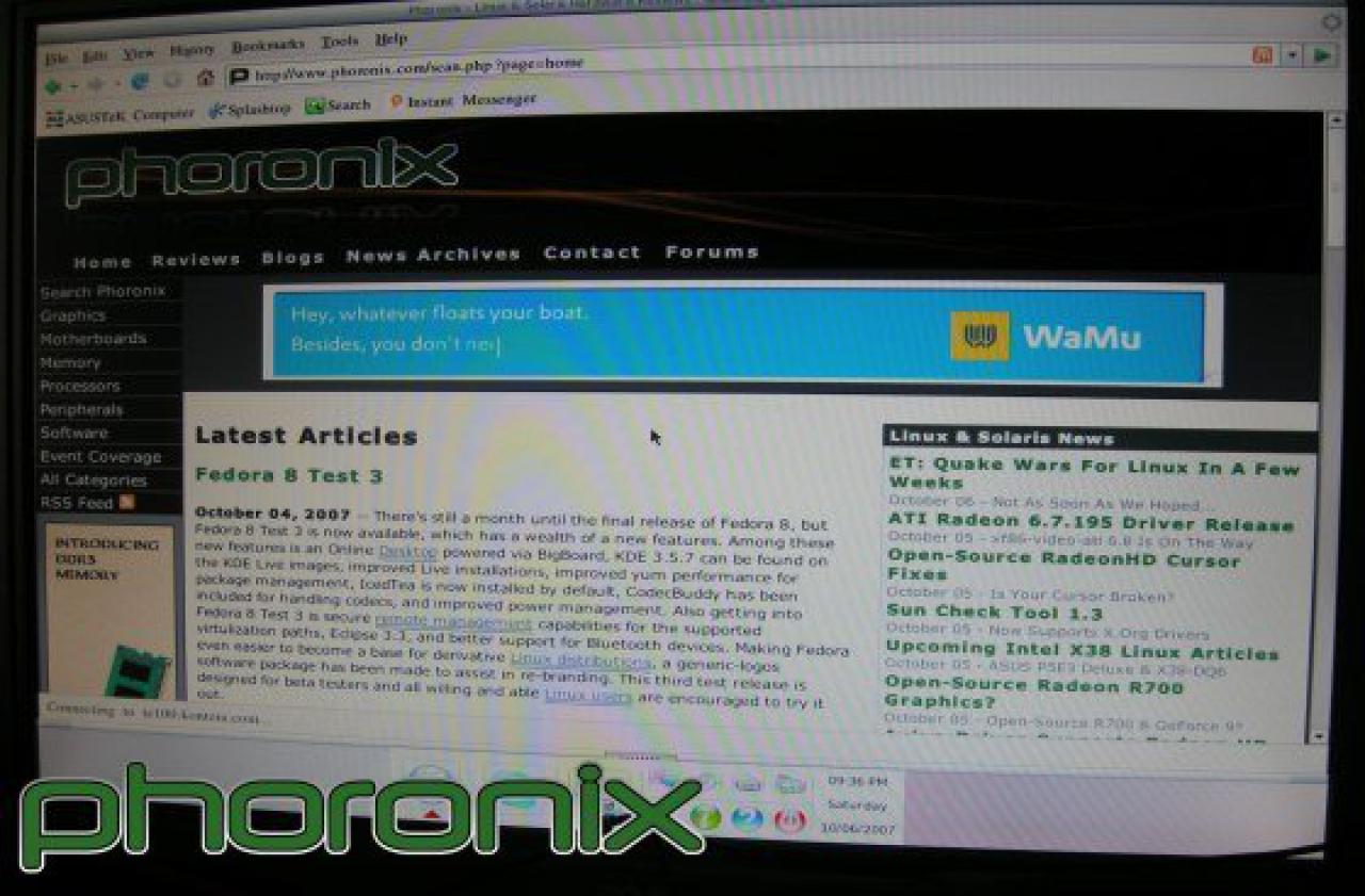 [08/10/2007] (Bild: phoronix.com)
