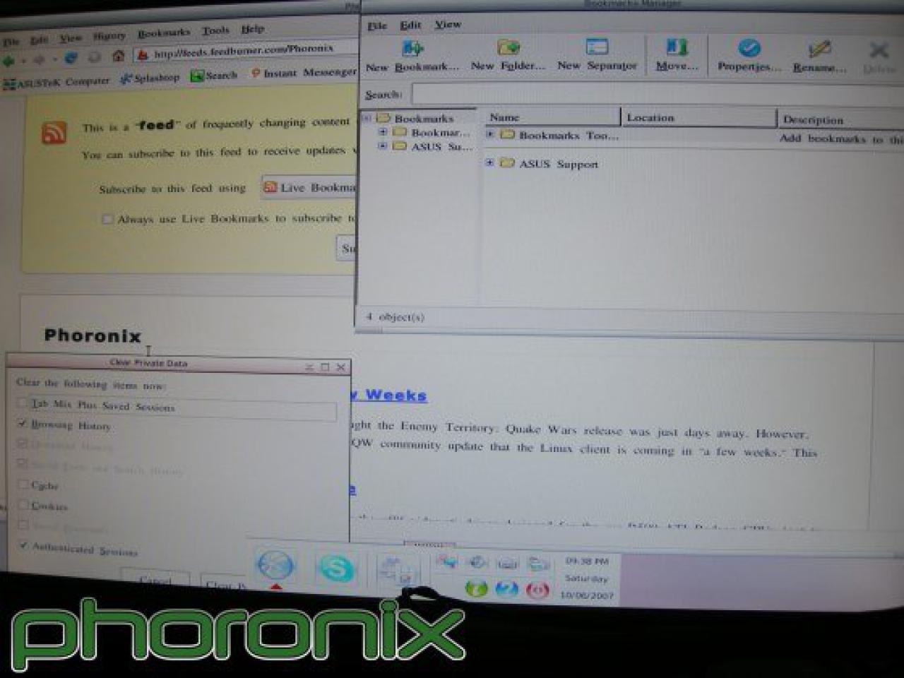 [08/10/2007] (Bild: phoronix.com)