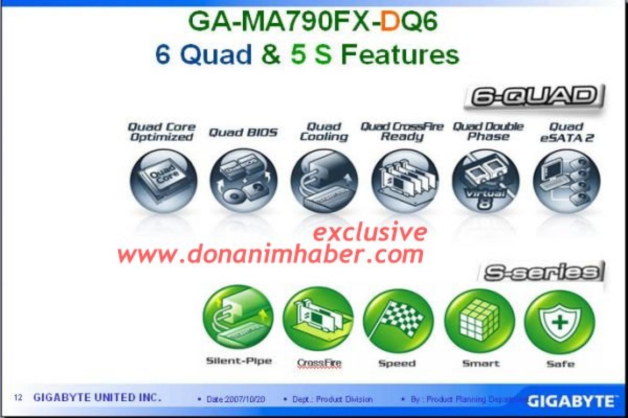 [20/10/2007] Gigabyte 790FX-DQ6 (Bild: forum.donanimhaber.com)