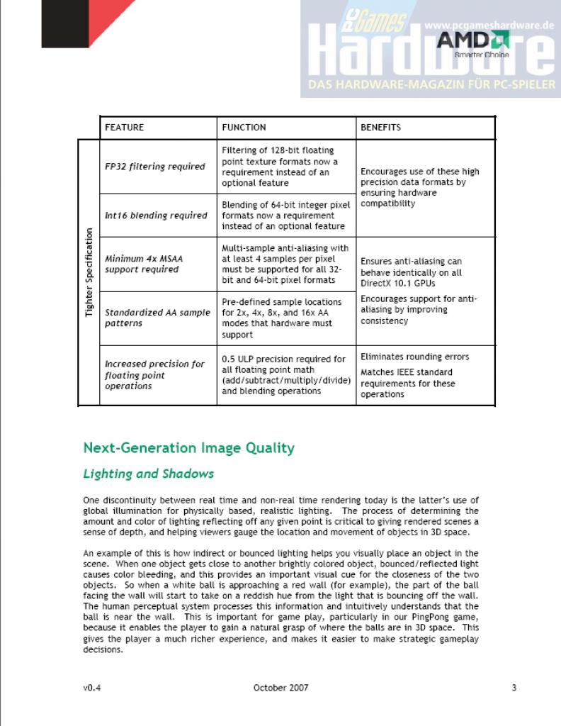 [29/10/2007] AMD-Präsentation D3D10.1/HD3800-Reihe (Bild: PCGH)