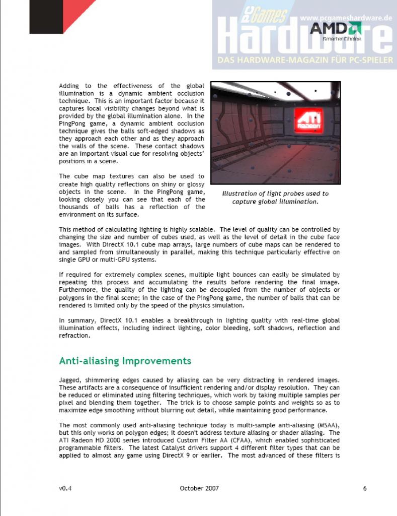 [29/10/2007] AMD-Präsentation D3D10.1/HD3800-Reihe (Bild: PCGH)
