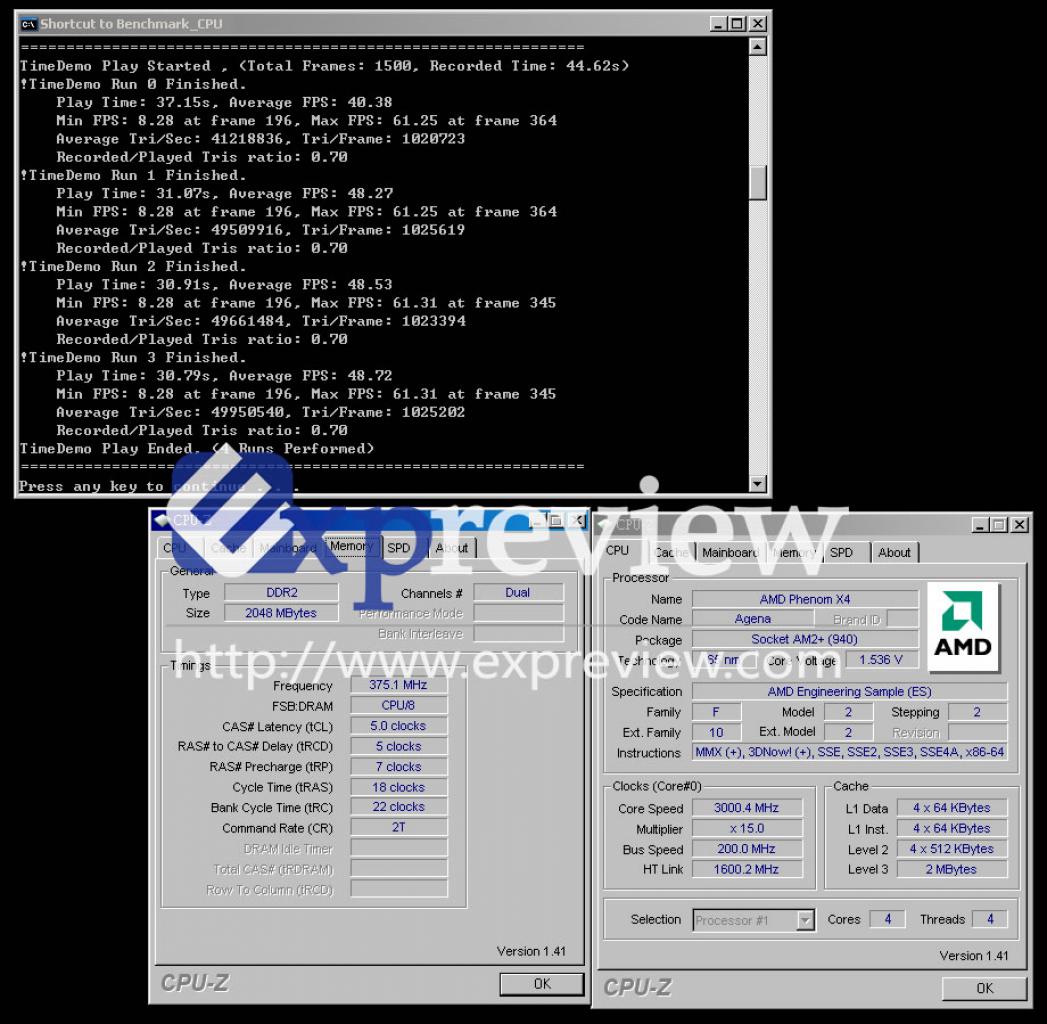 [30/10/2007] CPU-Z Phenom X4