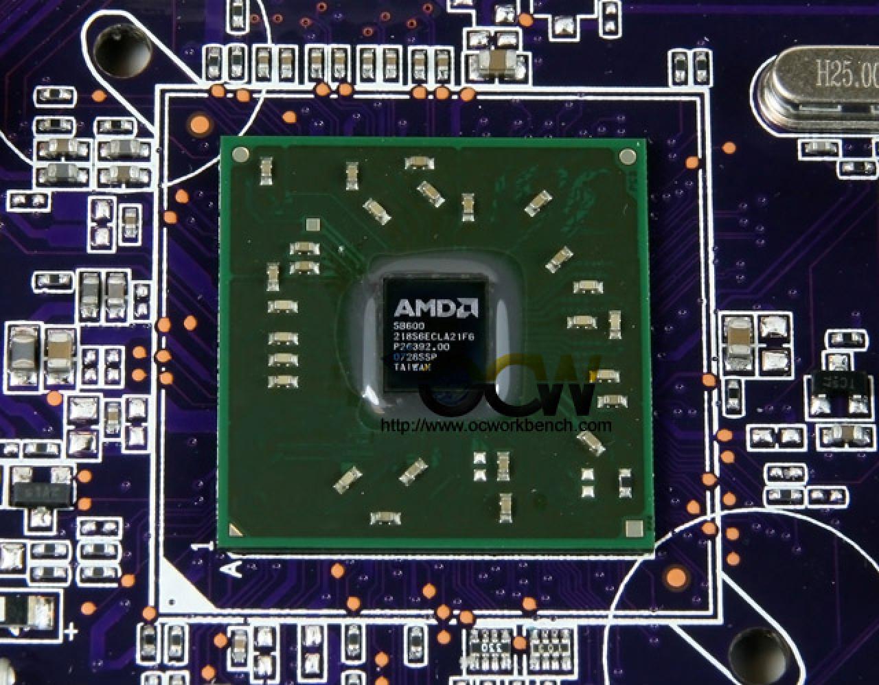 [04/10/2007] AMD SB600 Southbridge (Bild: ocworkbench.com)