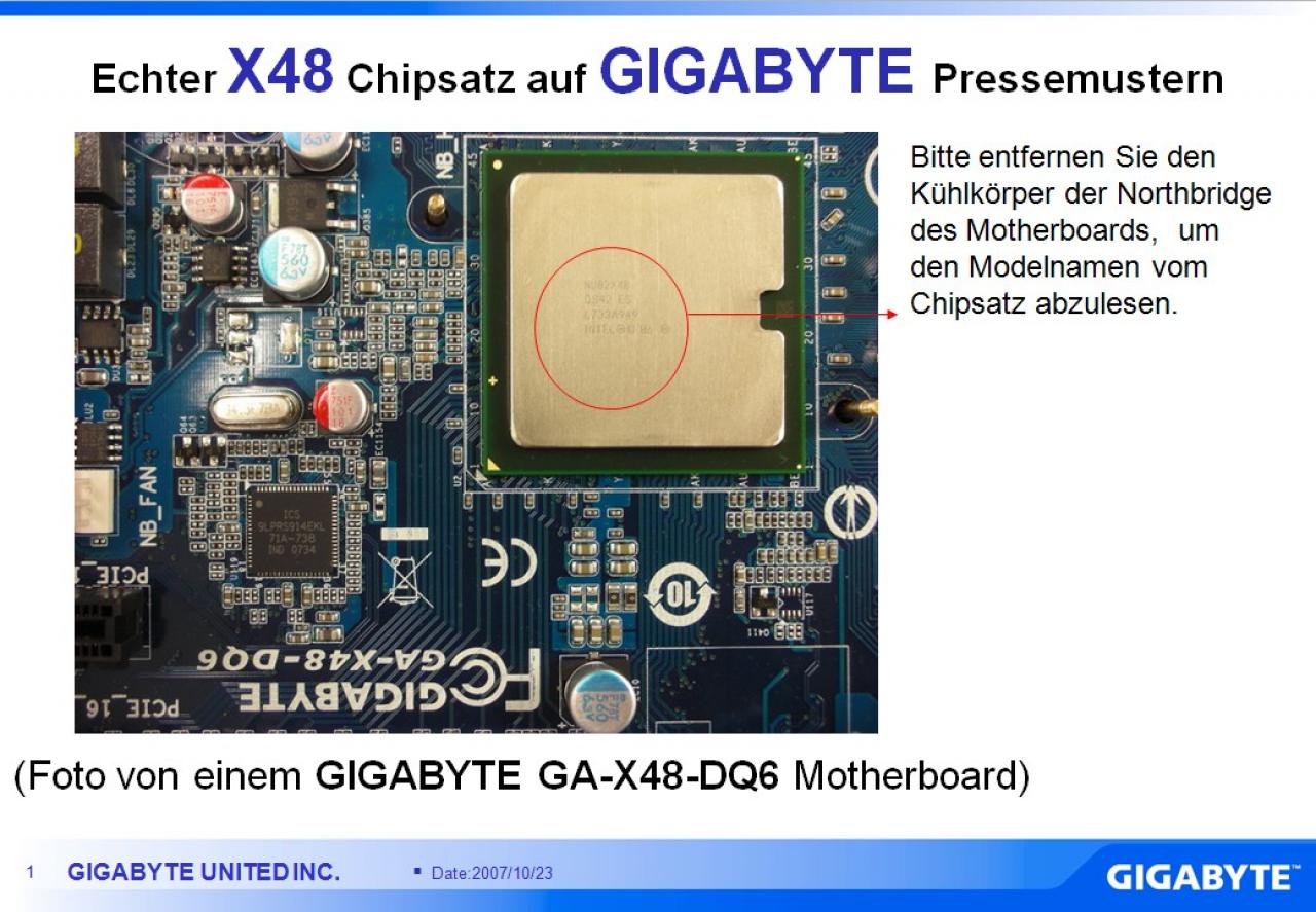 [23/10/2007] Gigabyte-Präsentation