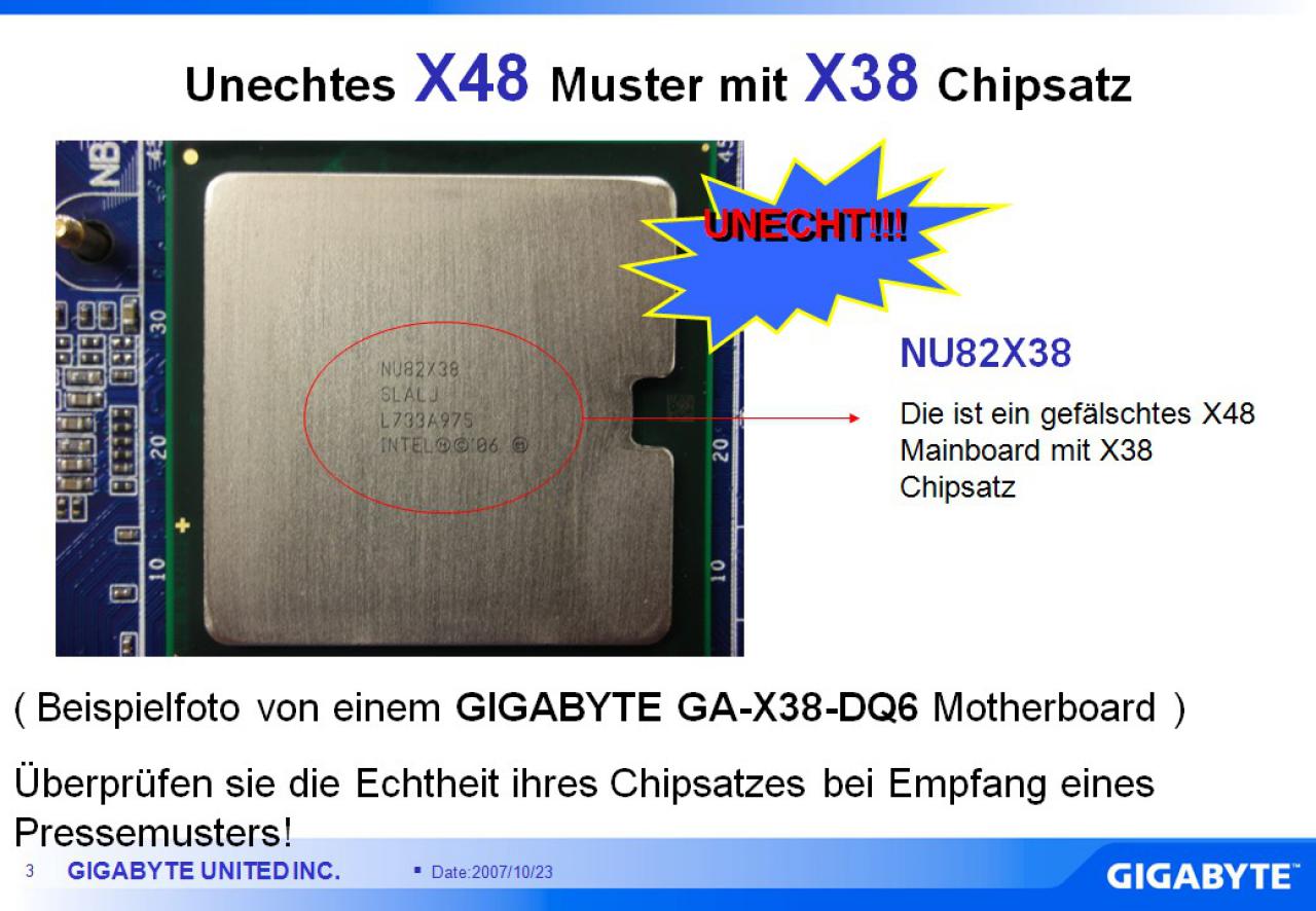 [23/10/2007] Gigabyte-Präsentation