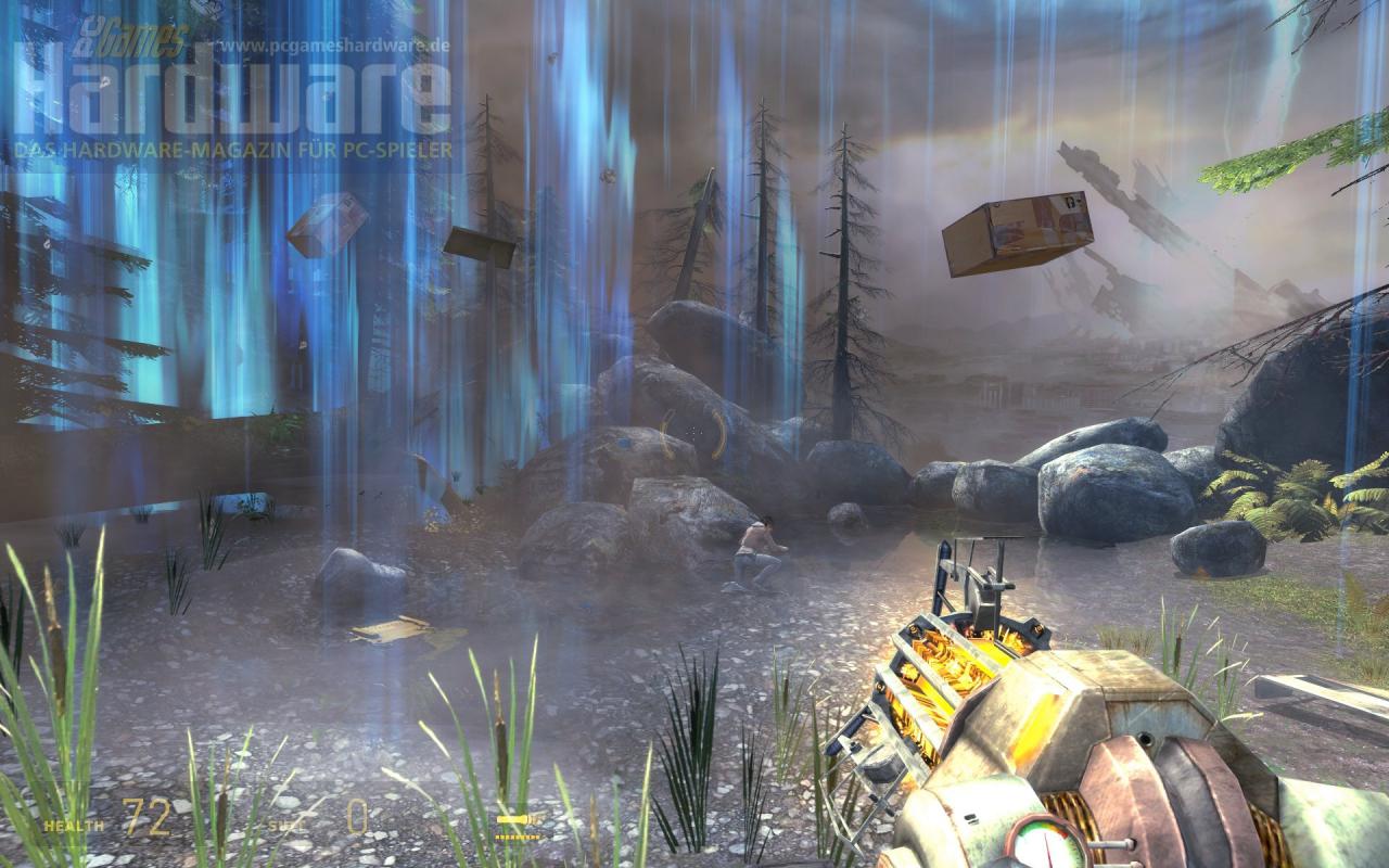 [13/10/2007] Screenshot aus dem PCGH-Benchmark (1.920x1.200, 16xQ-MSAA, 16:1 AF, max. in-Game-Details)
