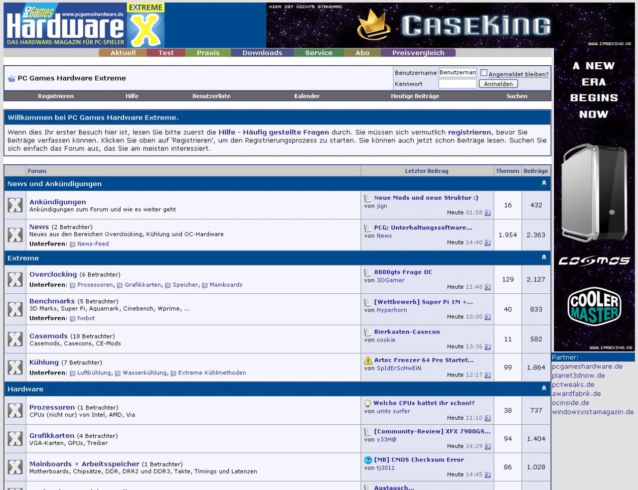 [17/10/2007] Registrieren Sie sich jetzt auf PCGH Extreme!