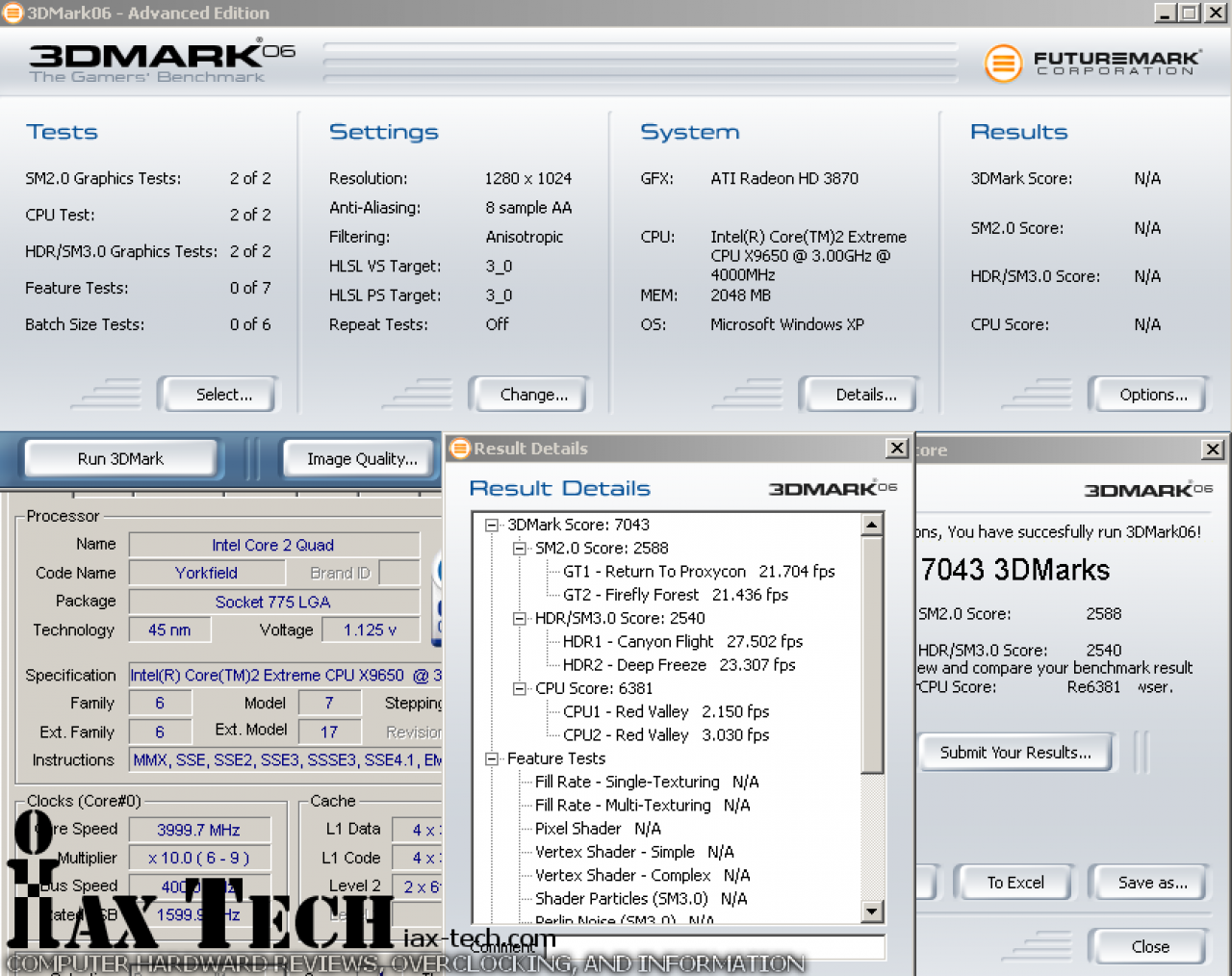 [12/11/2007] HD3870, 8x AA / 16x AF (Bild: iax-tech.com)