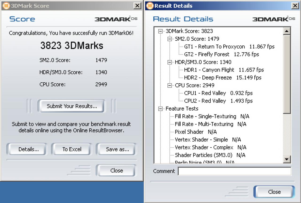 [28/11/2007] ... nach nach der Radikalübertaktung (756/1.782/500 MHz).
