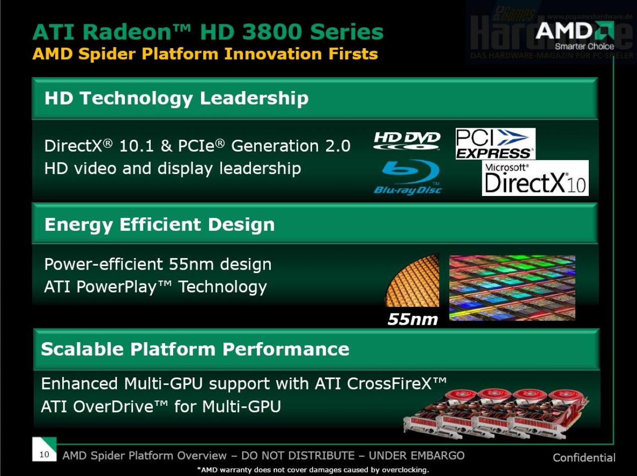 [15/11/2007] AMD-Launchpräsentation HD38x0-Reihe (Bild: PCGH)