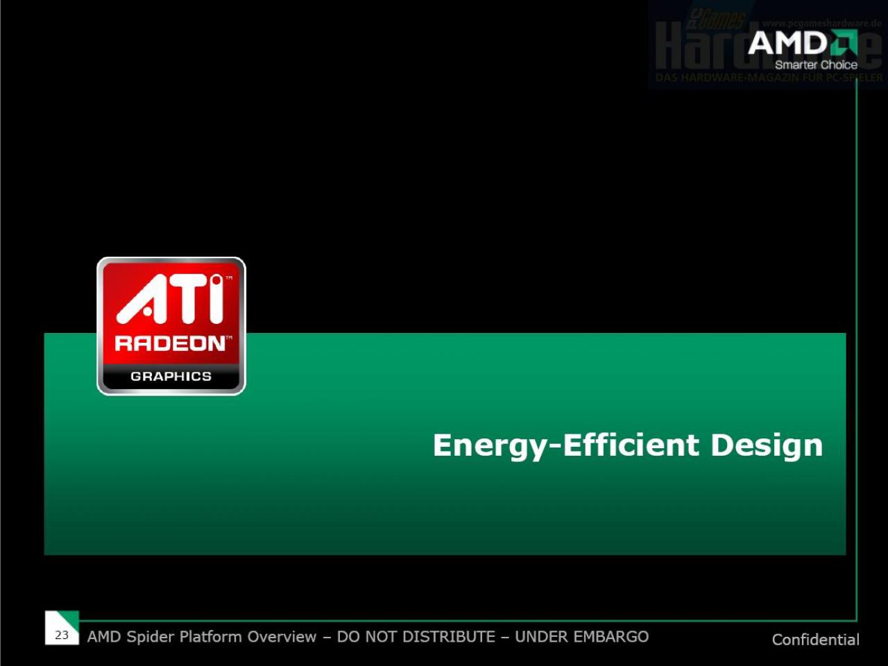 [15/11/2007] AMD-Launchpräsentation HD38x0-Reihe (Bild: PCGH)