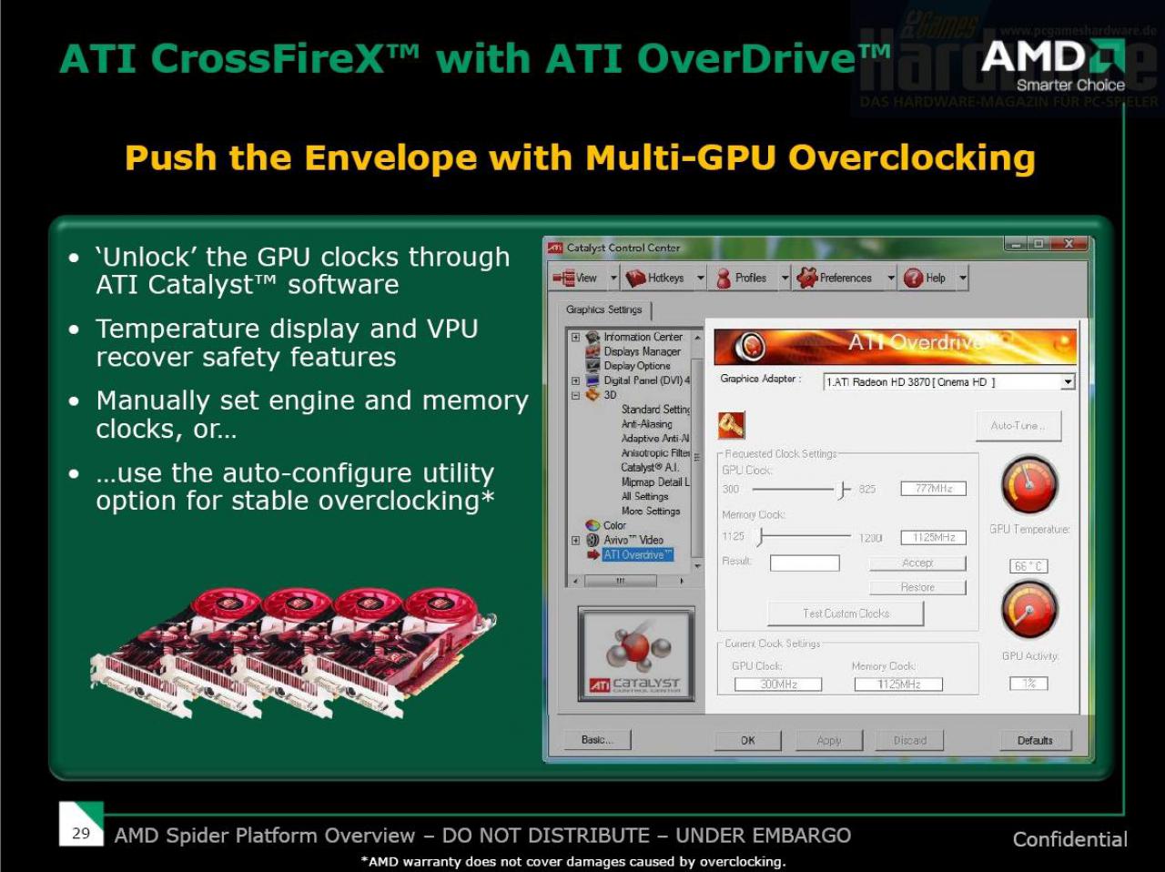 [15/11/2007] AMD-Launchpräsentation HD38x0-Reihe (Bild: PCGH)