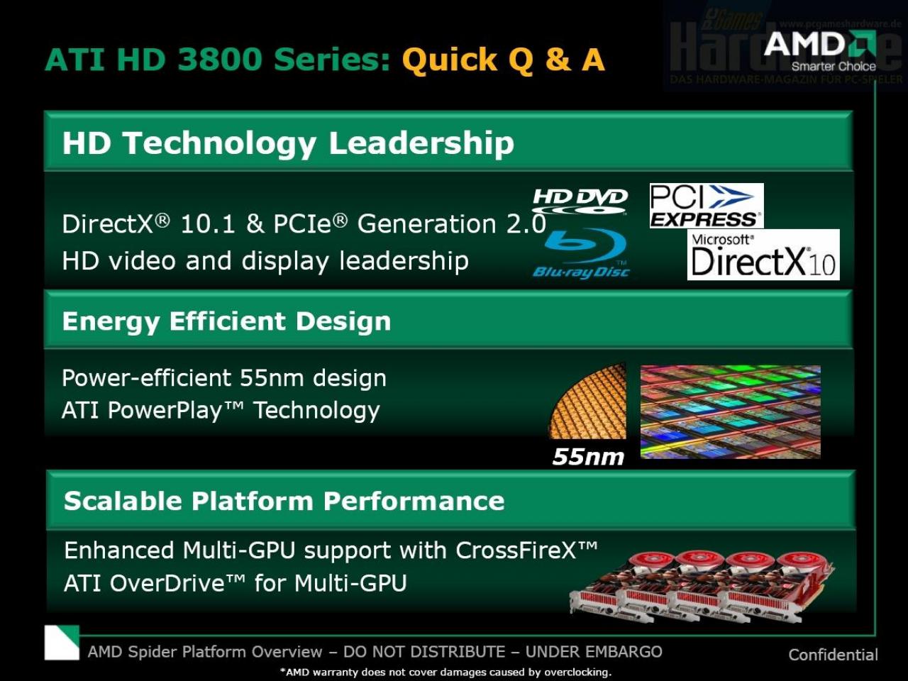 [15/11/2007] AMD-Launchpräsentation HD38x0-Reihe (Bild: PCGH)