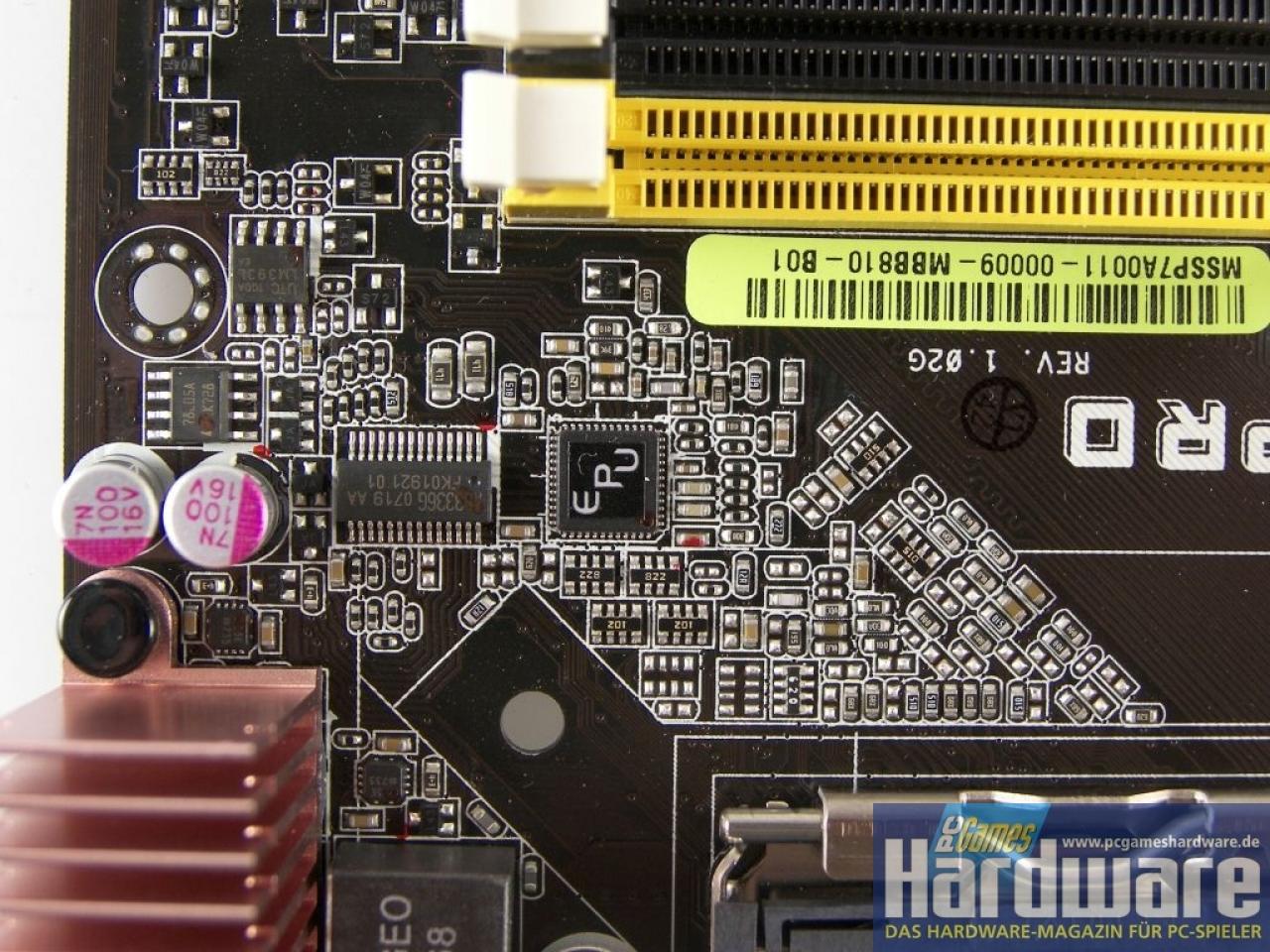 [29/11/2007] Asus P5K Pro (Bild: PCGH)
