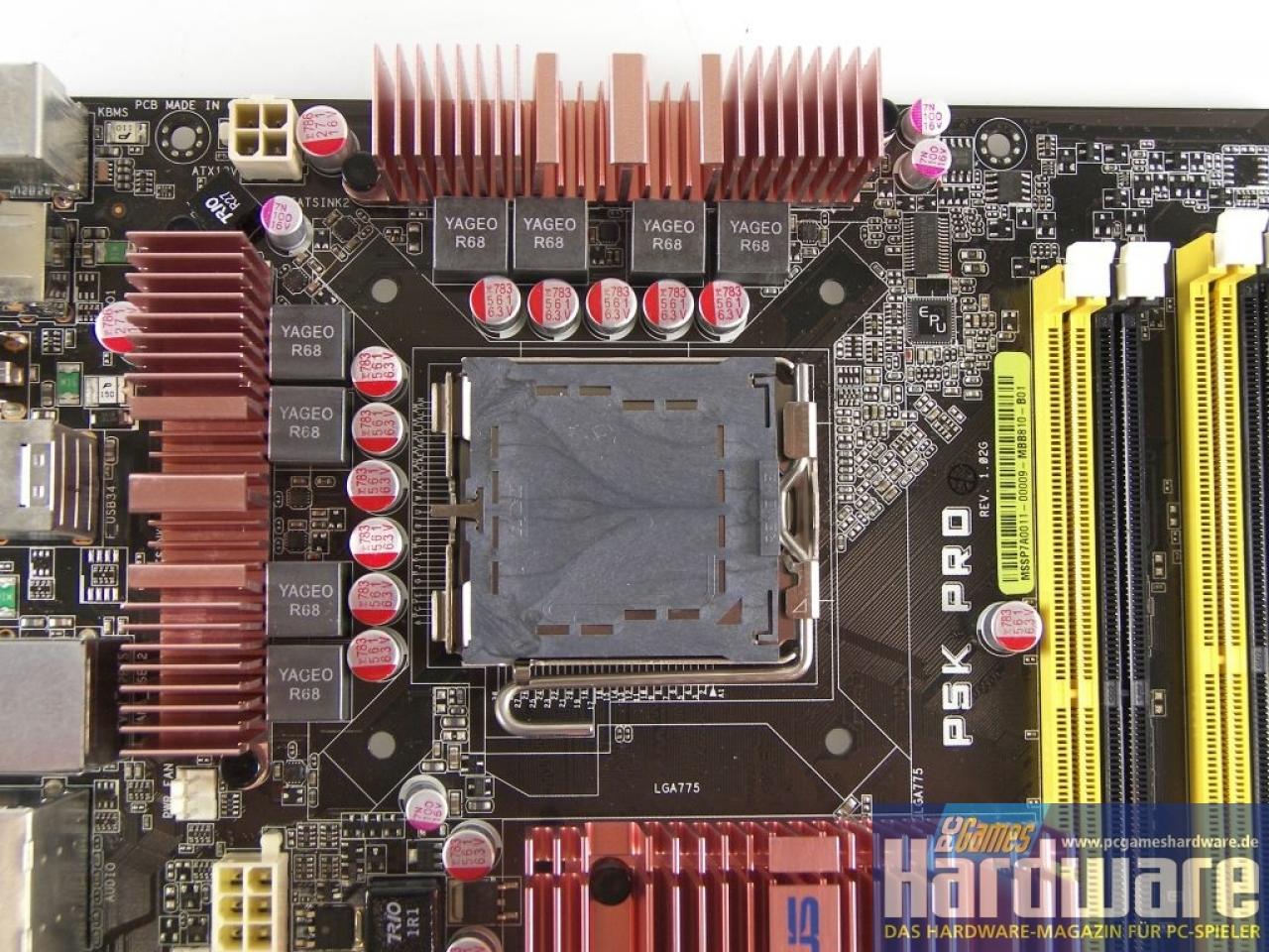 [29/11/2007] Asus P5K Pro (Bild: PCGH)