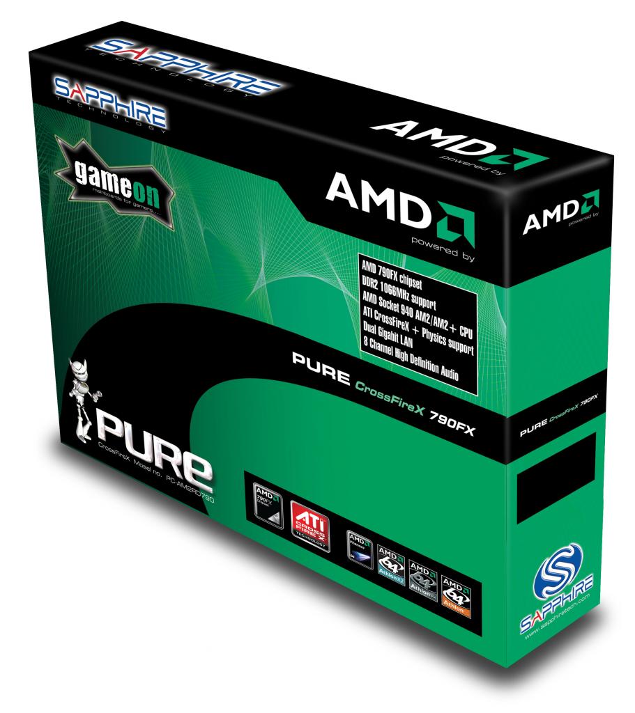 [08/11/2007] SappCrossFireX PC-AM2RD790 (Bild: sapphiretech.com)