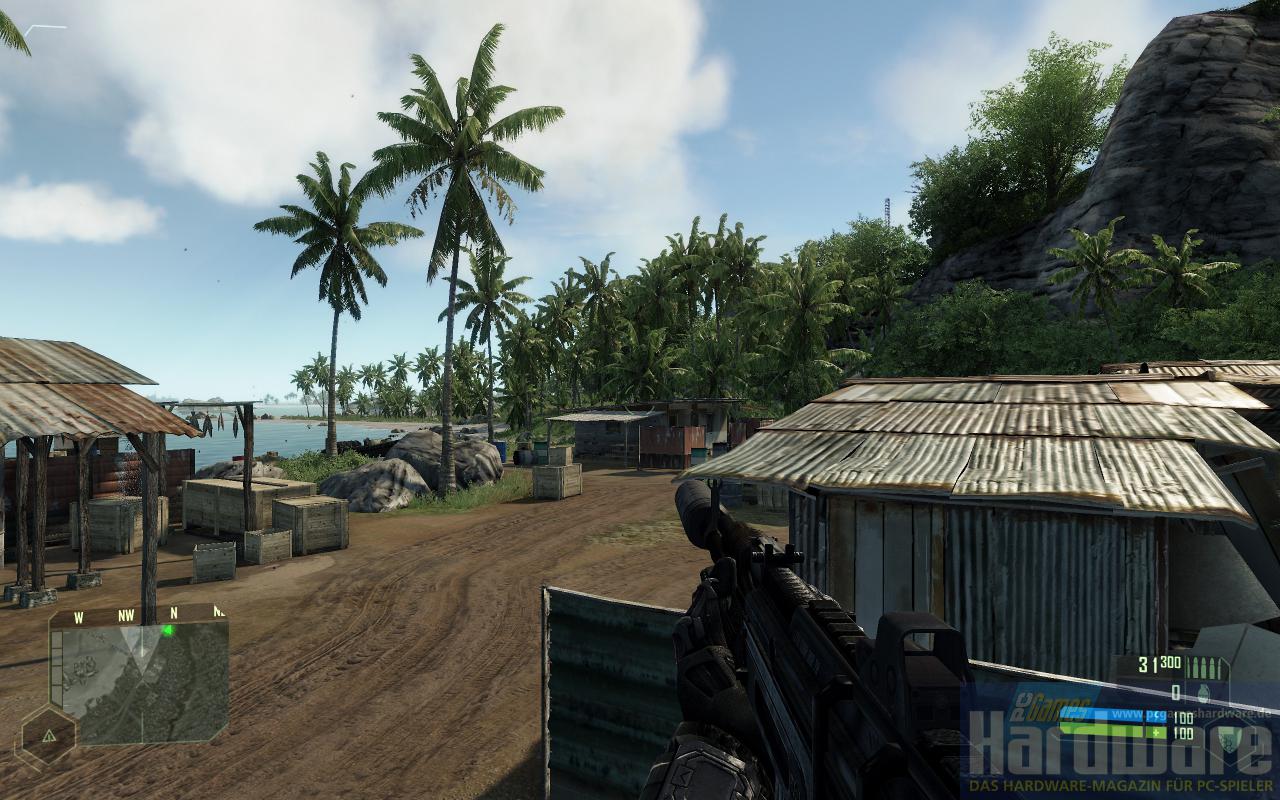[02/11/2007] Crysis SP Demo(2.560x1.600): kein FSAA, kein AF (Bild: PCGH)