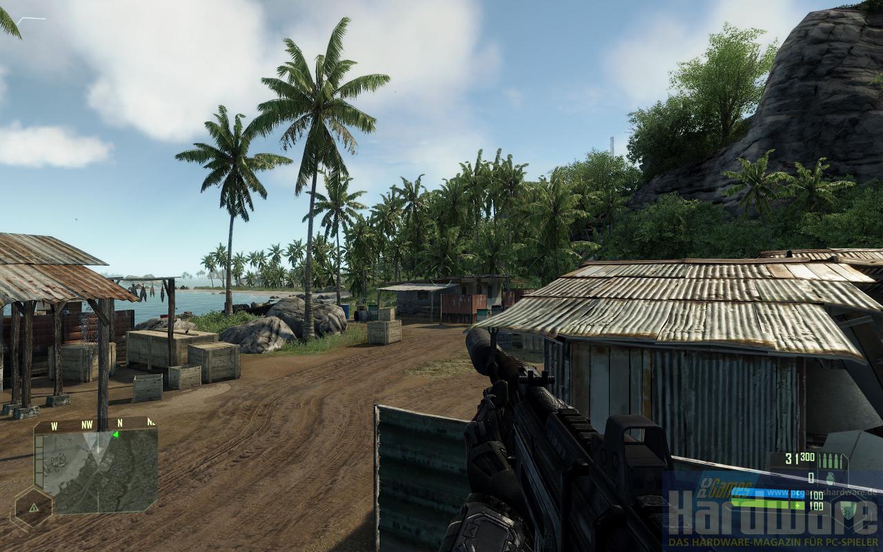 [02/11/2007] Crysis SP Demo(2.560x1.600): 4x FSAA, 16:1 AF (Bild: PCGH)