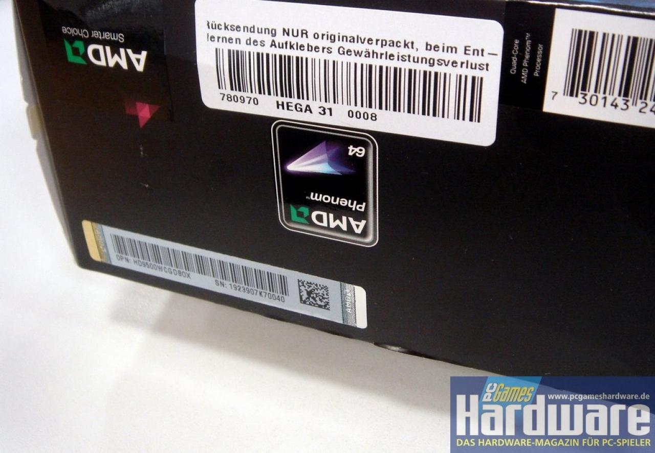 [28/11/2007] AMD Phenom 9500 (Bild: PCGH)