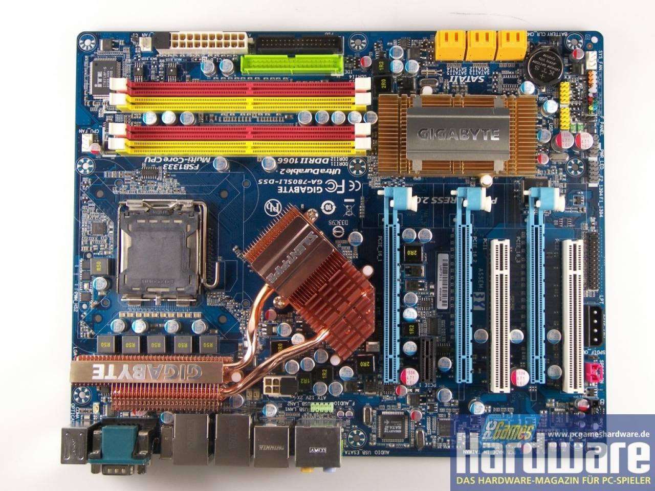 [12/11/2007] Gigabyte 780SLI-DS5 (Bild: PCGH)
